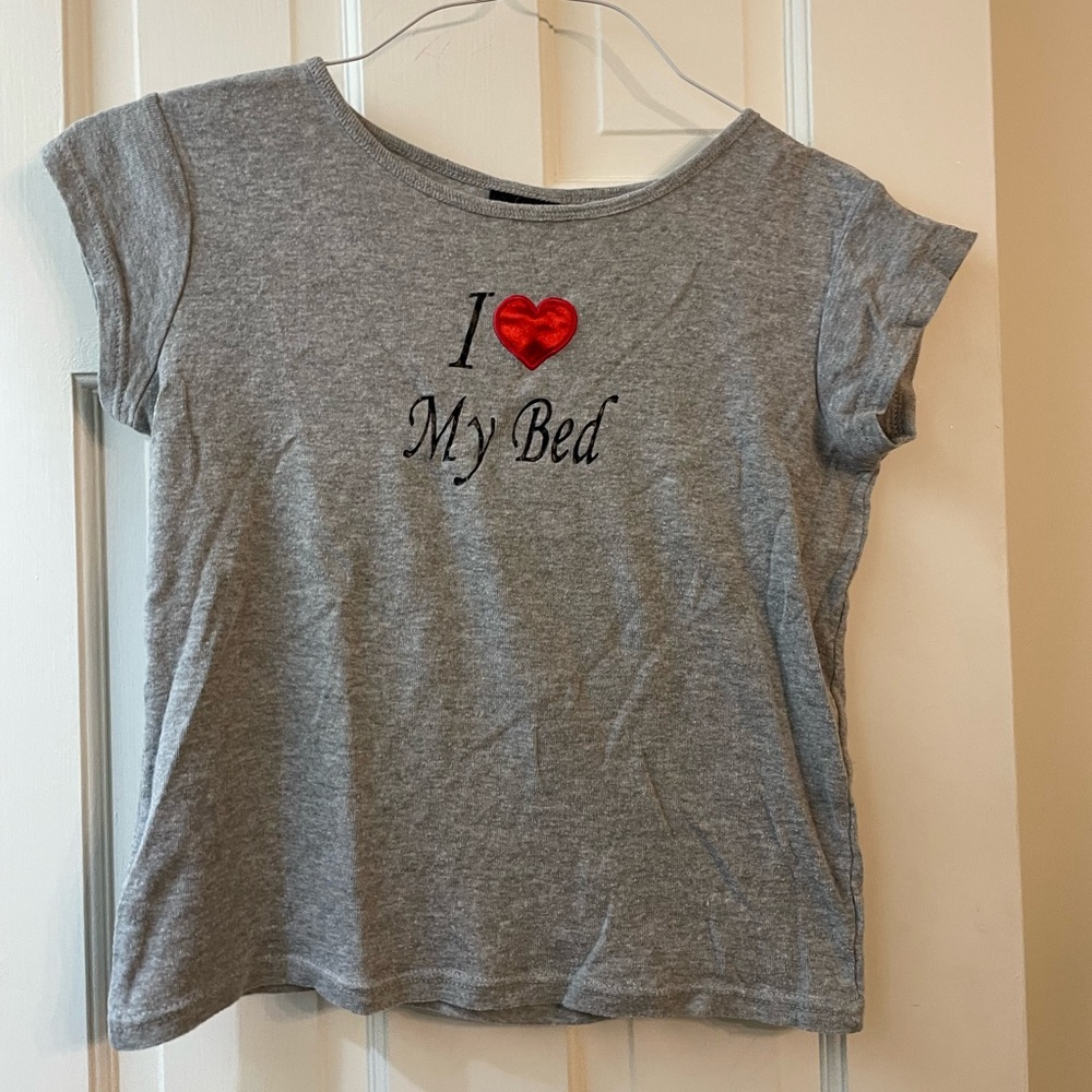 Cropped Gray Tee